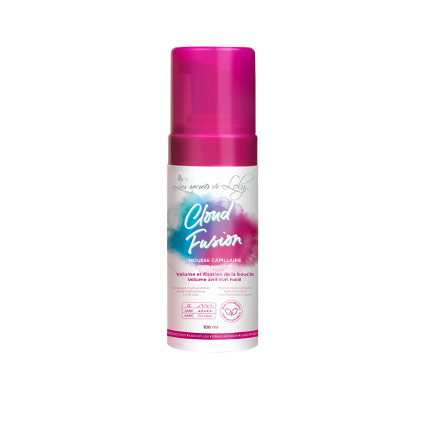 Cloud Fusion 100ml - Mousse capillaire fixante pour cheveux multi-texturés