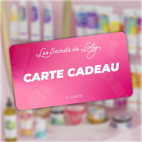 Carte cadeau - Les Secrets de Loly