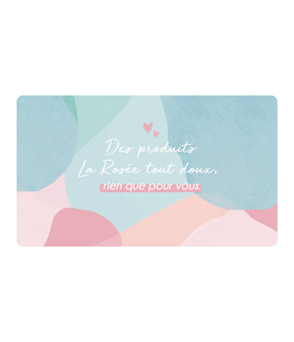 E-carte cadeau La Rosée