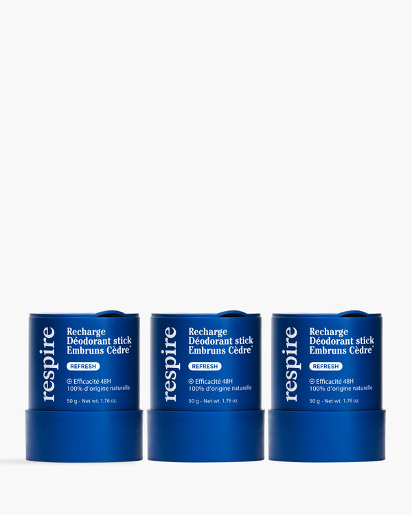Kit Recharge Déodorant stick Embruns Cèdre