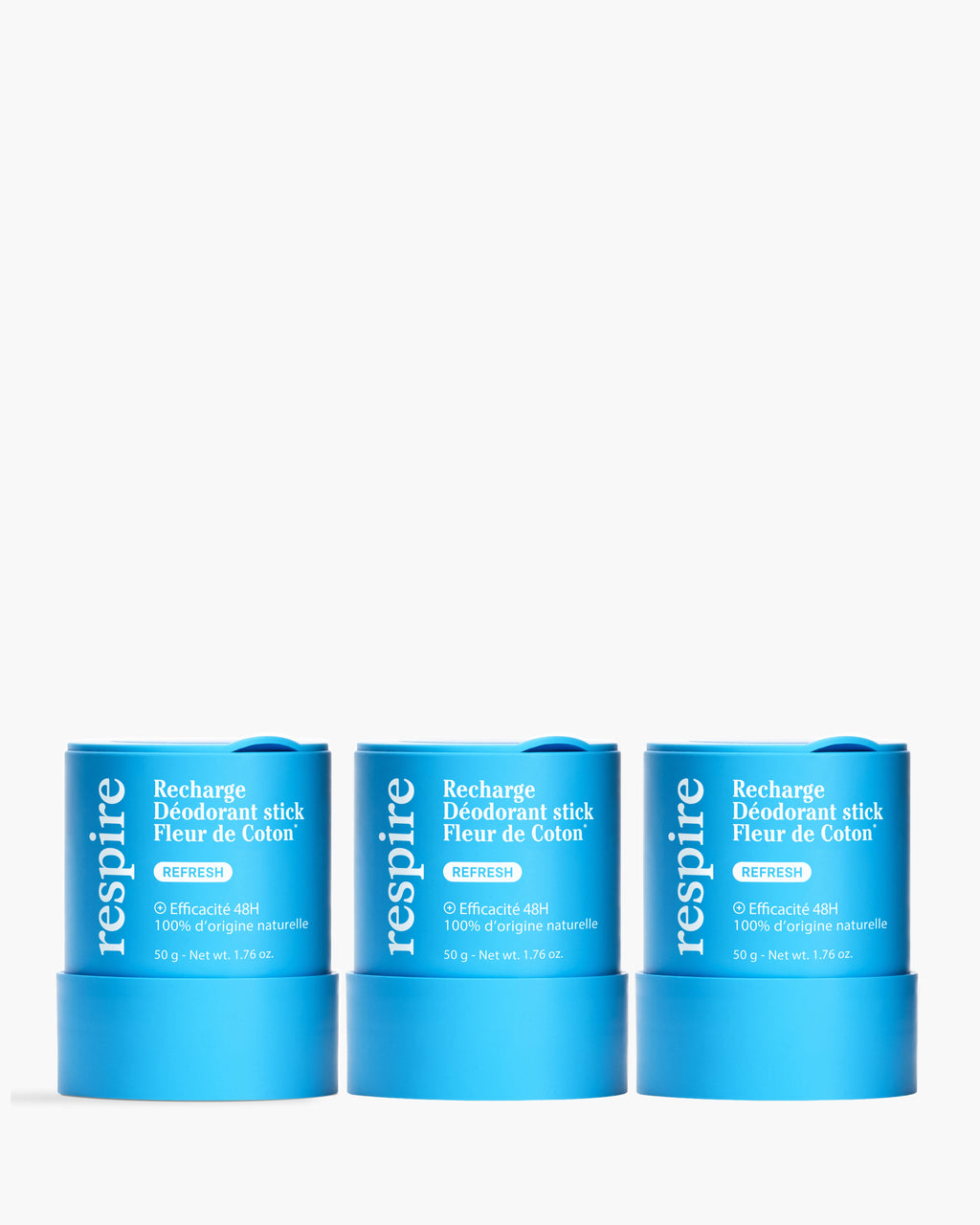 Kit Recharge Déodorant stick Fleur de Coton
