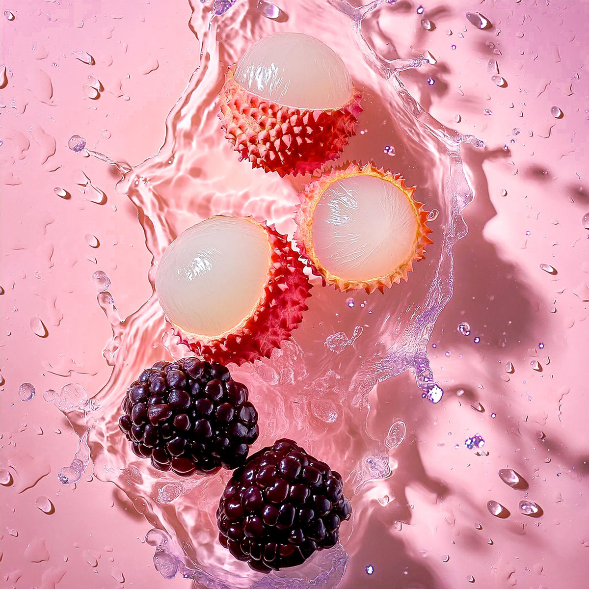 Duo Fruité Litchi-Mûre - Smoothie cheveux & Sorbet corps