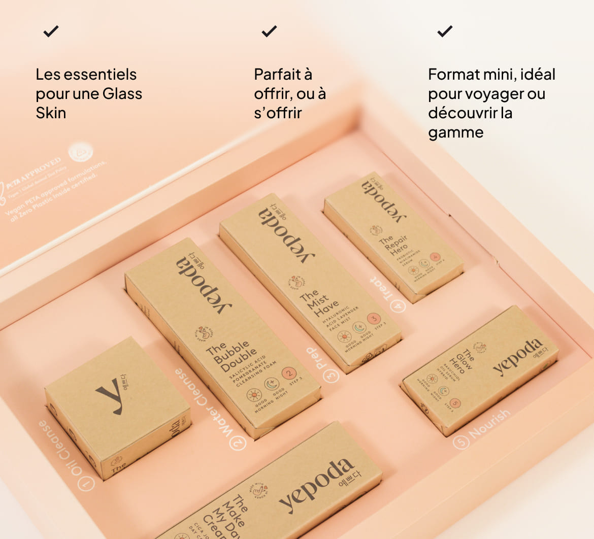 The Mini Glass Skin Set – Coffret Cadeau