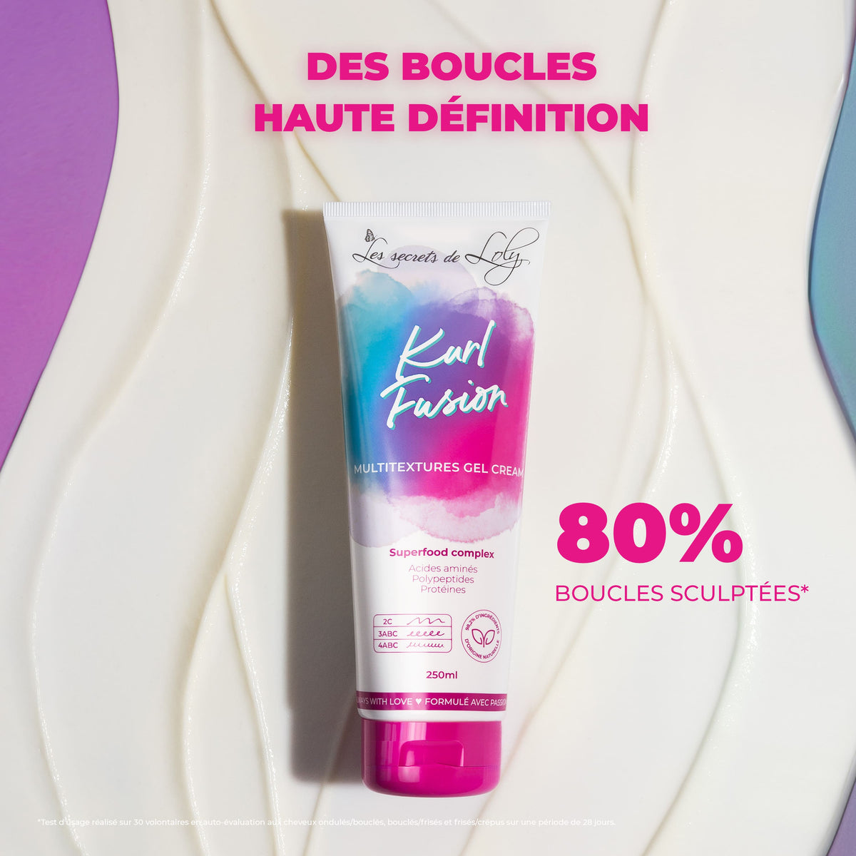 Kurl Fusion - Gel crème coiffant nourrissant et hydratant - 250ml