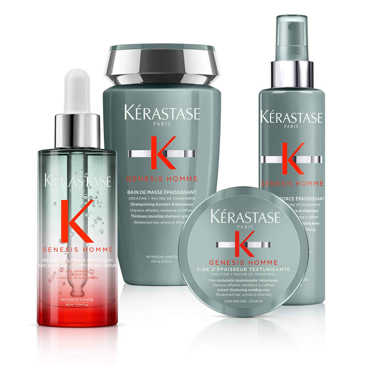 Quatuor Routine Chute & Affinement Homme