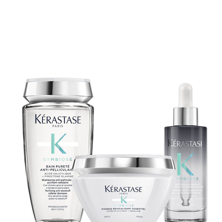 Trio Symbiose anti-pelliculaire cuir chevelu gras