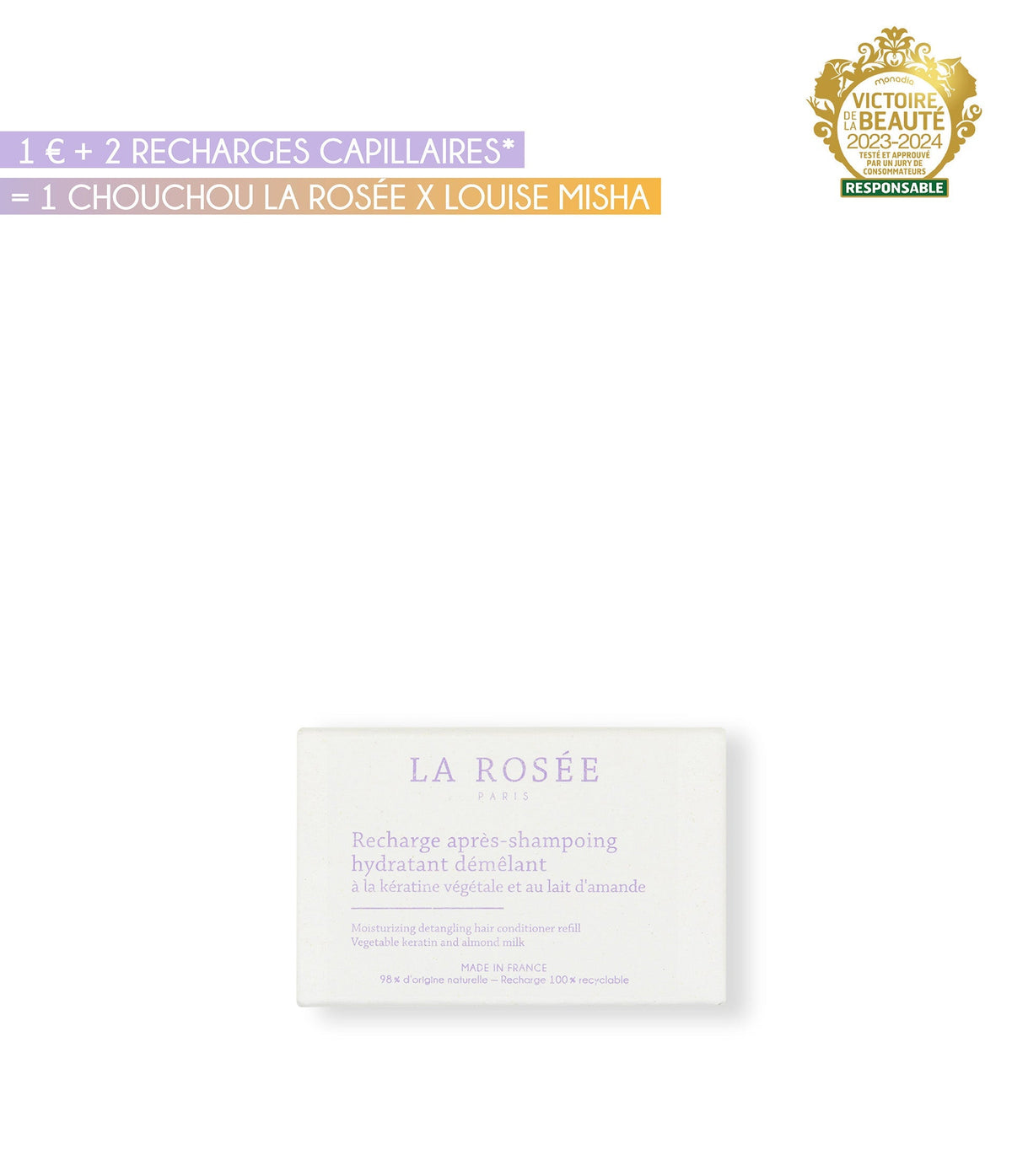 Recharge après-shampoing hydratant démêlant