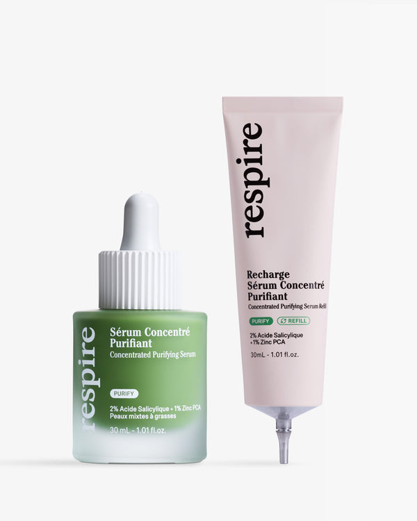 Duo Sérum Concentré Purifiant et sa recharge