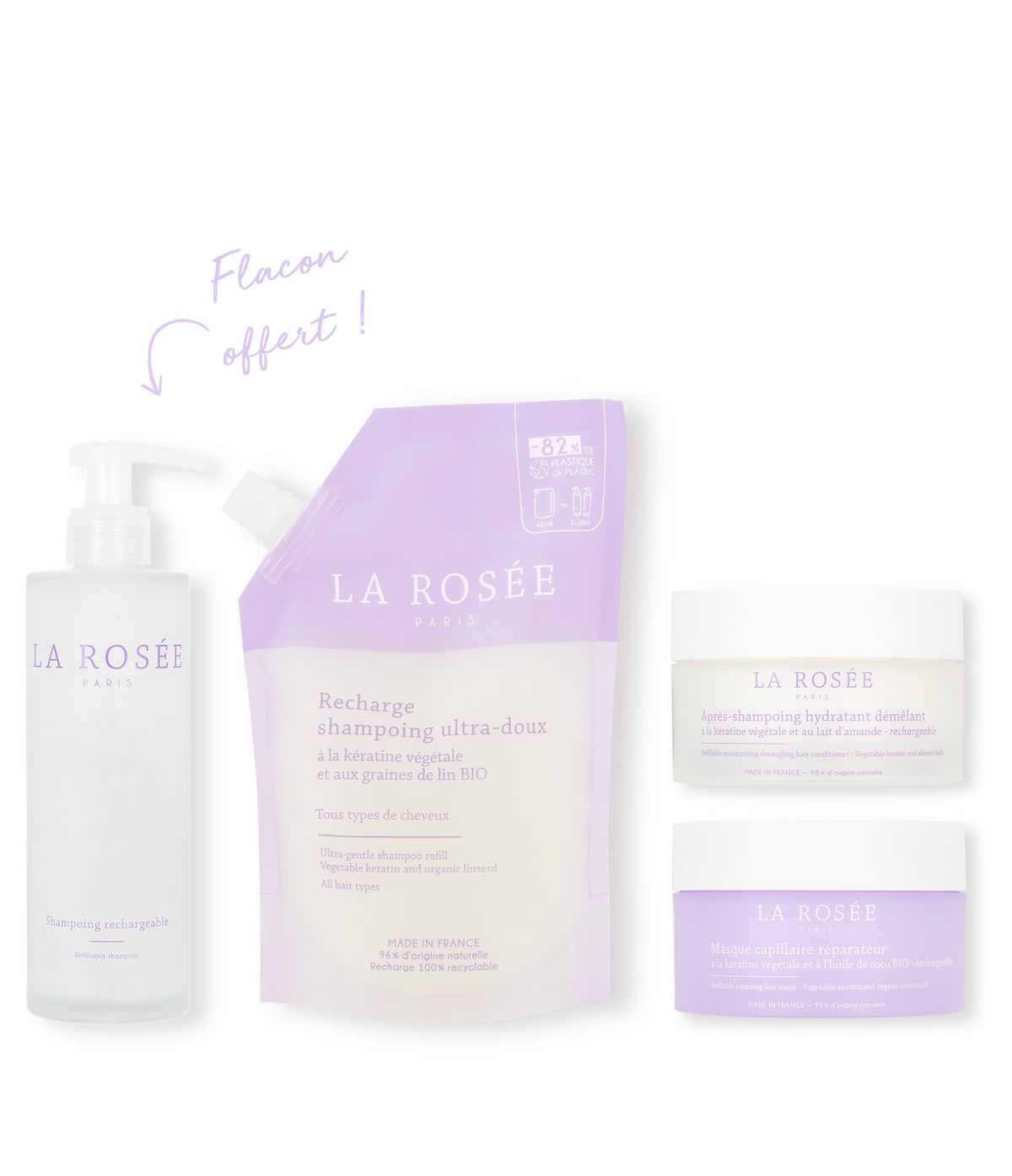 Routine capillaire cheveux normaux