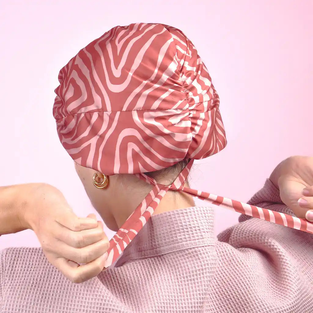 Silky Twist - Bonnet de nuit en soie