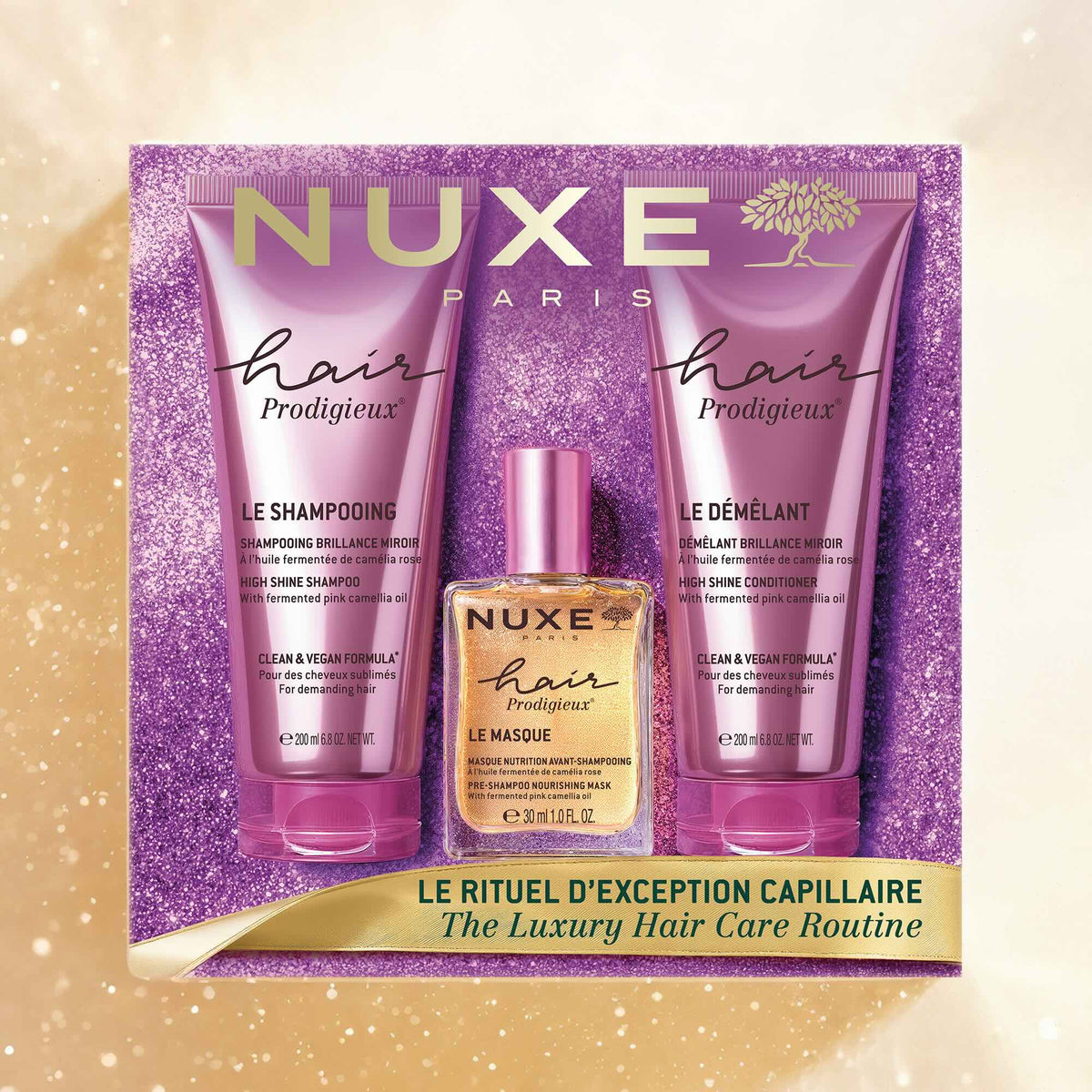 Coffret Noël HAIR PRODIGIEUX® Le Rituel d'Exception Capillaire