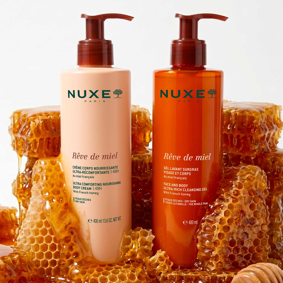 Duo Gel Lavant et Crème Corps, Rêve de Miel®