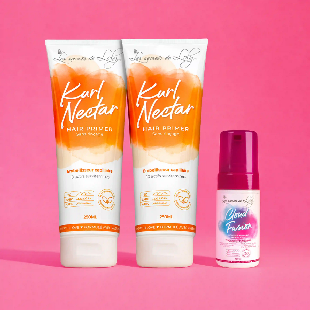 Pack Duo Kurl Nectar (x2) - Mousse fixante 100ml OFFERTE